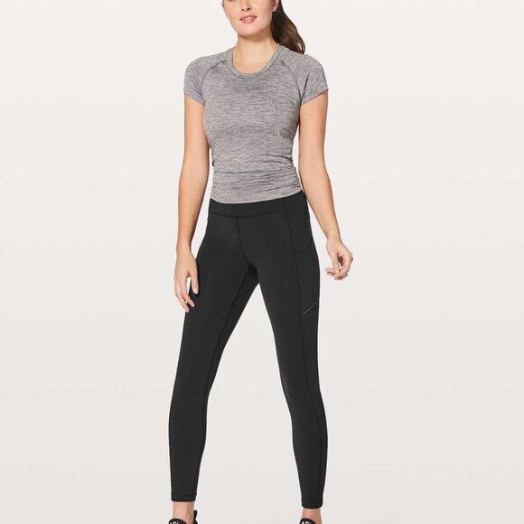Lululemon Speed Up Tight 28" Black Size 6 - Picture 1 of 5